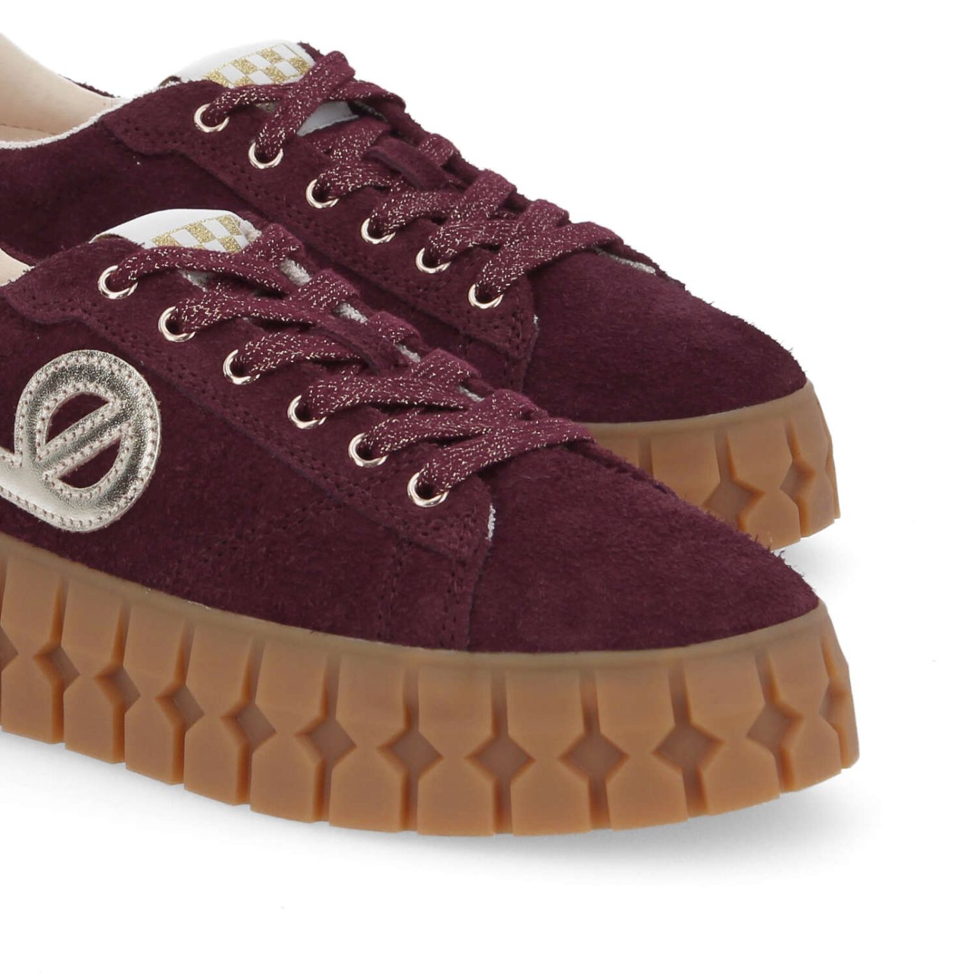 PLAY SNEAKER W  -  H.SUEDE/LOGO  - BORDEAUX